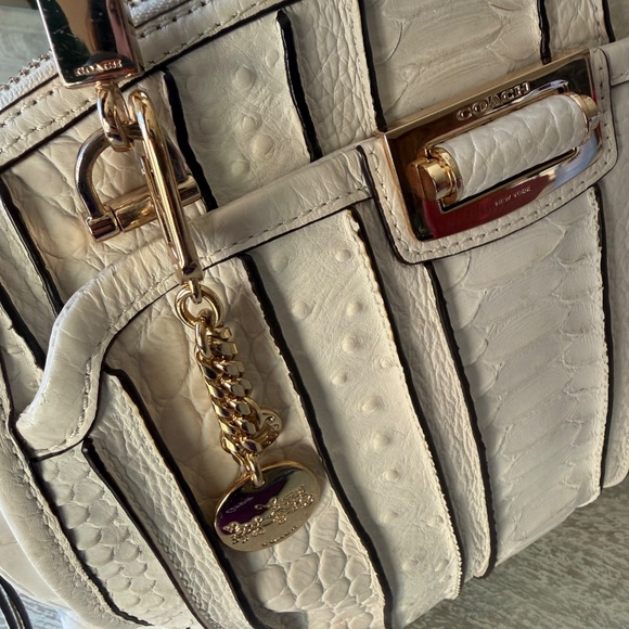 Coach Genuine Python Leather Satchel | Discontinued Exotic | Excellent Condition - Picture 4 of 16
